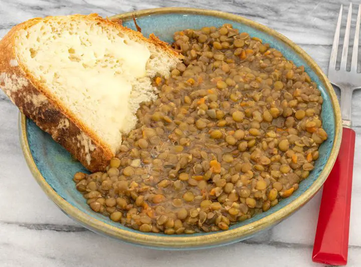 instant pot french lentils