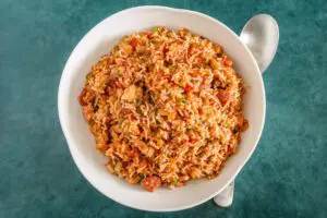 instant pot jambalaya with chicken and sausage