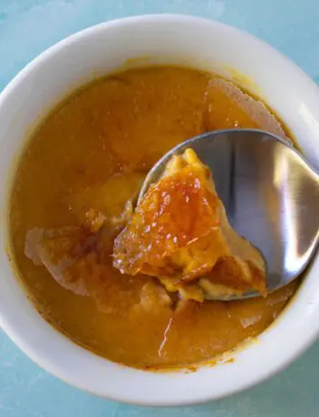 pumpkin crème brûlée from an instant pot pressure cooker