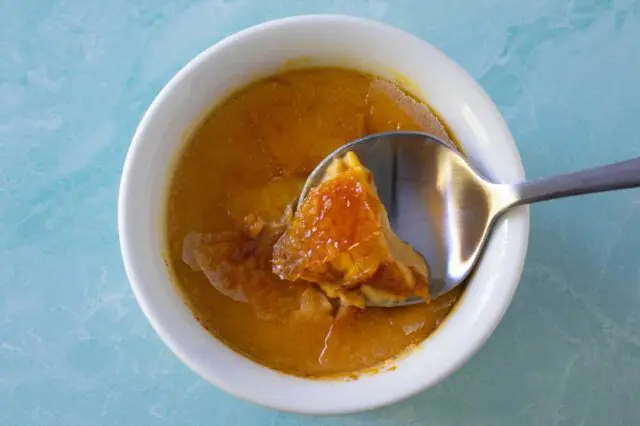 pumpkin crème brûlée from an instant pot pressure cooker