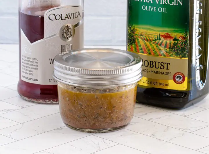 italian salad dressing in a jar