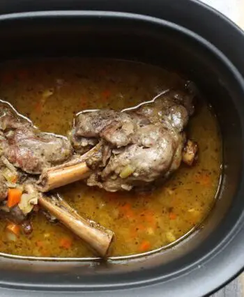 crock pot lamb shanks with rosemary