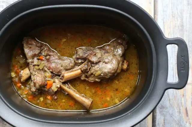 crock pot lamb shanks with rosemary