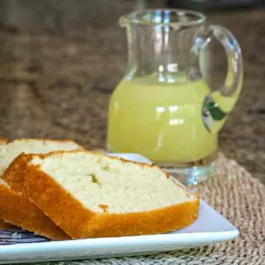 lemon dessert side and pound cake