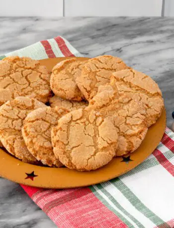 peanut butter crackles on a plate