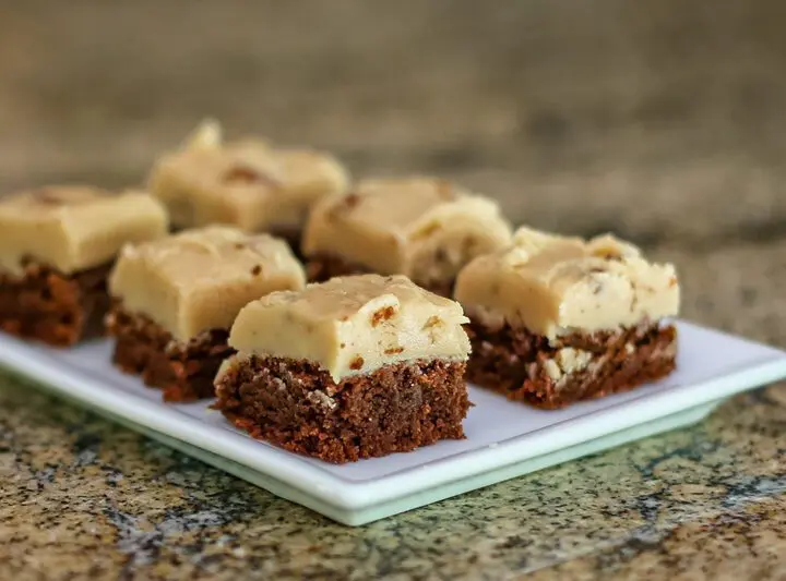 A packaged mix makes these brownies a snap to fix, and the wonderful penuche frosting takes them to another level.