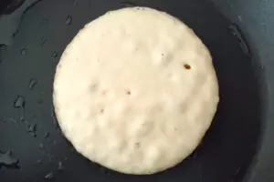 cooking a pancake