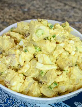 weekend potato salad in a large bowl