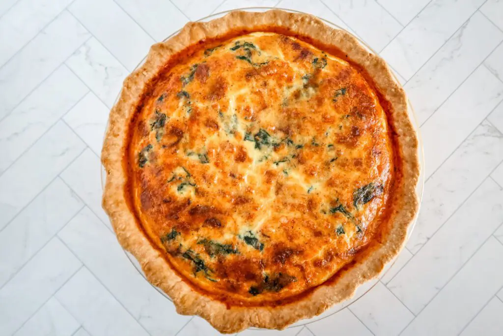 the baked quiche lorraine