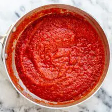 homemade pizza sauce