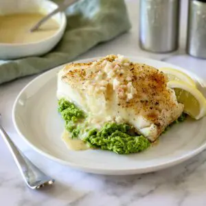 baked chilean sea bass with lemon butter sauce