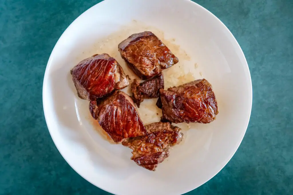 seared boneless short ribs