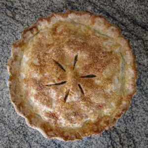 a double crust pie