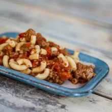 one pot mac and ground beef