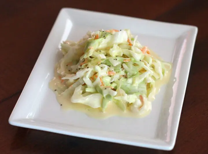 coleslaw with mayonnaise