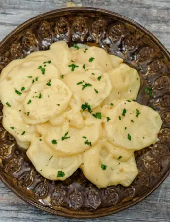 crock pot scalloped potatoes with cheese