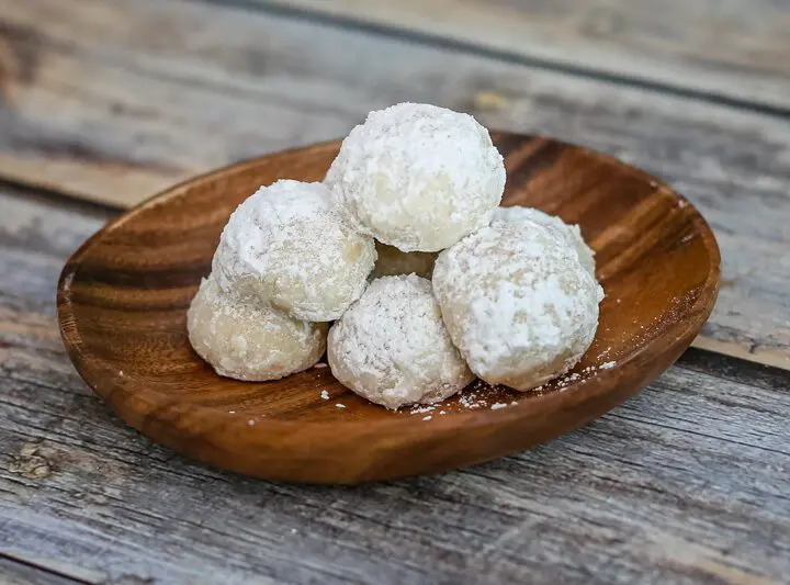 butter pecan snowball cookies