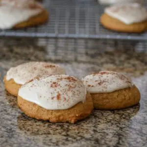 iced pumpkin cookies