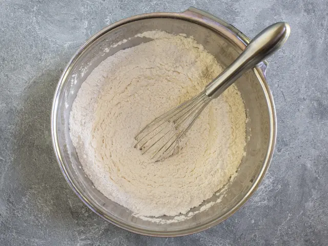 dry ingredients in a bowl