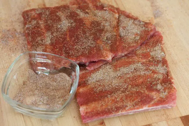 spareribs with rub