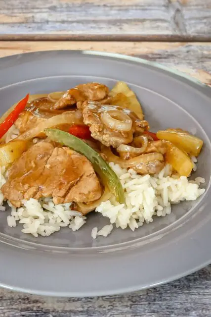 sweet and sour pork tenderloin