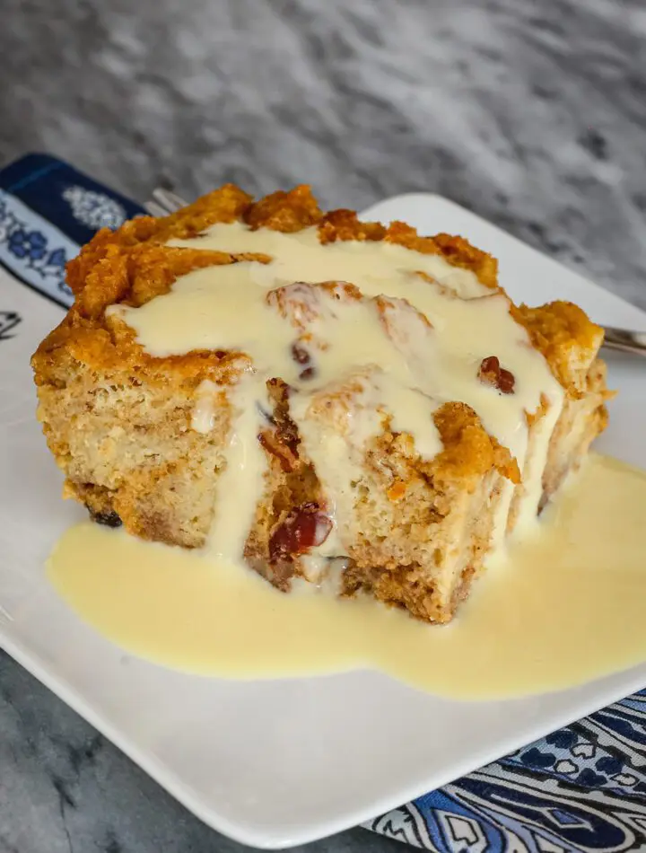 Scrumptious sweet potato bread pudding