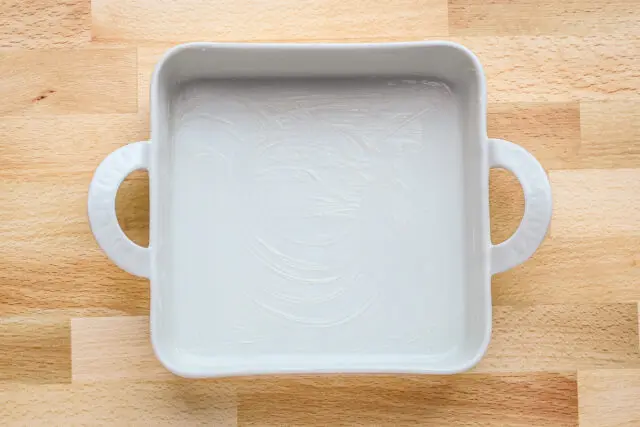 Small 20-ounce baking dish for sweet potato casserole for two.