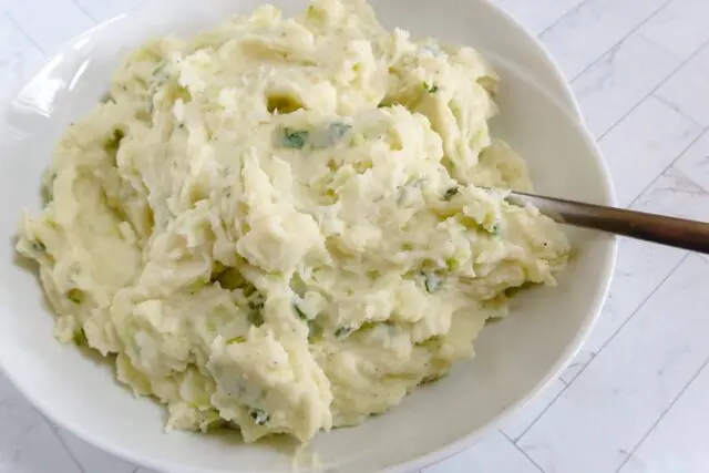 Colcannon in a bowl