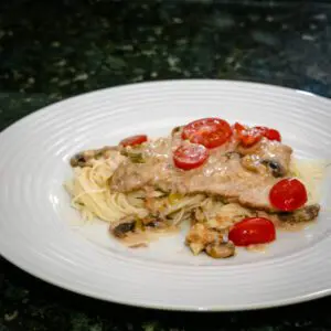 veal marsala with creamy sauce