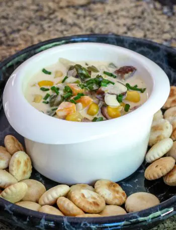 vegetable and sausage chowder