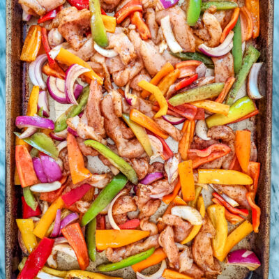 Sheet Pan Chicken Fajitas