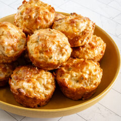 vidalia onion muffins in a bowl