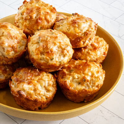 vidalia onion muffins in a bowl