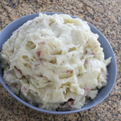 light roasted garlic mashed potatoes, vegan
