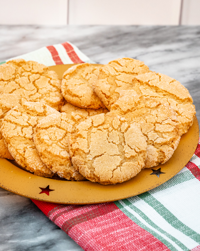 peanut butter crackles on a plate