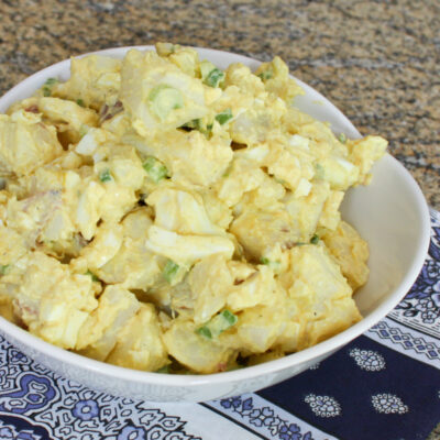 weekend potato salad in a large bowl
