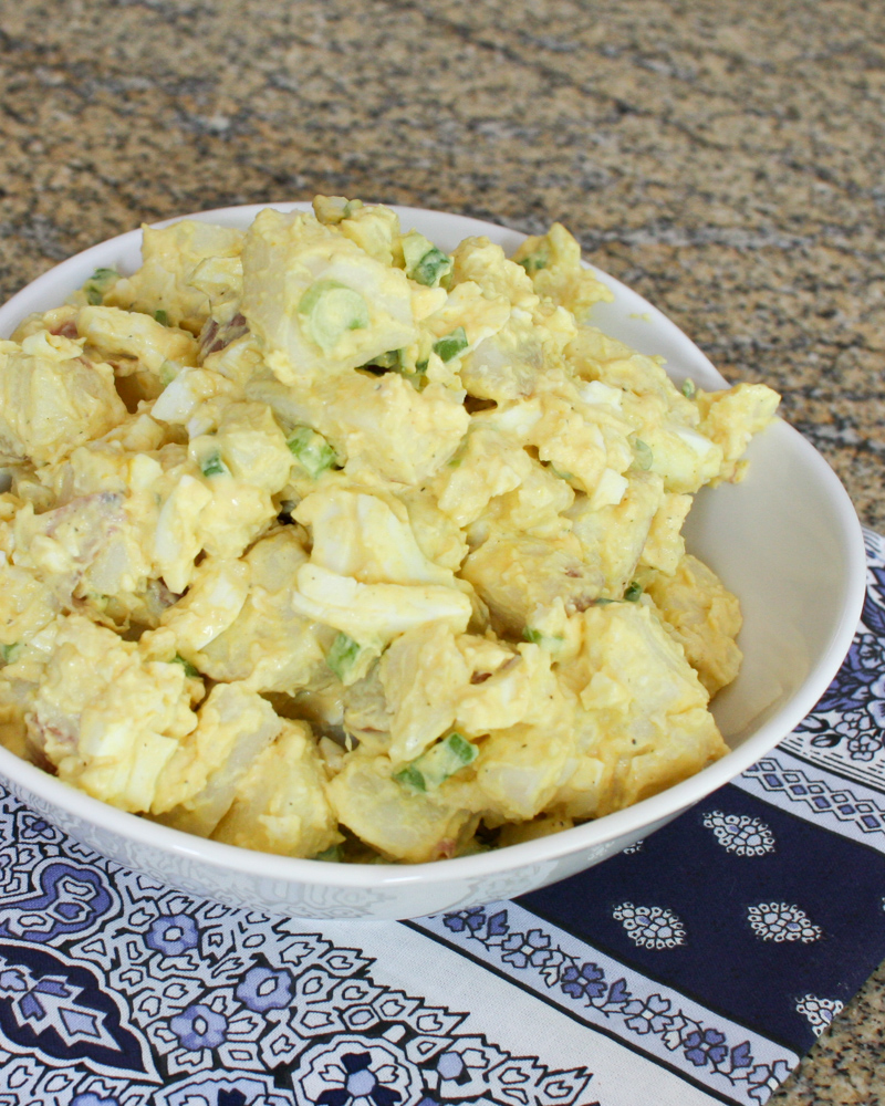 weekend potato salad in a large bowl