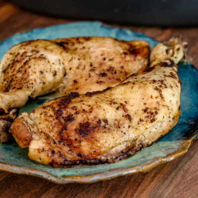 garlic roasted chicken leg quarters
