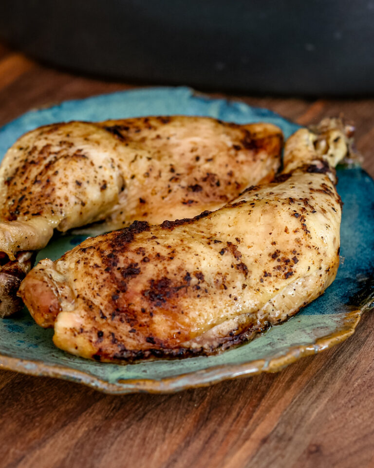 garlic roasted chicken leg quarters