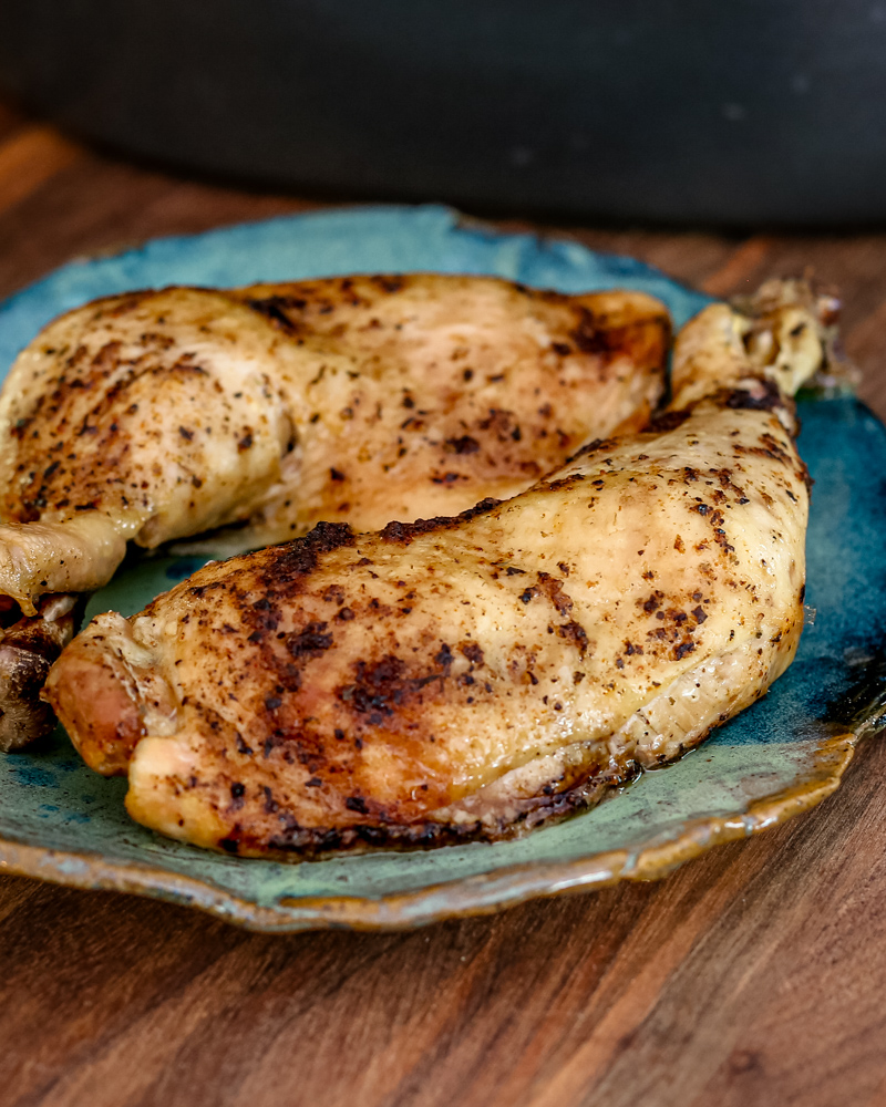 garlic roasted chicken leg quarters