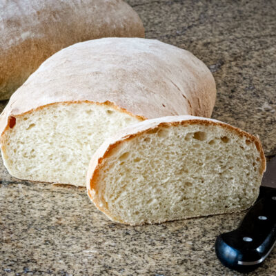 homemade loaves of yeast bread