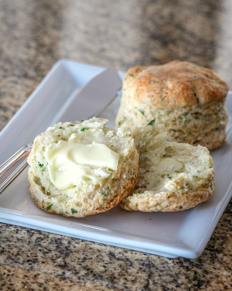 parsley and olive oil biscuits
