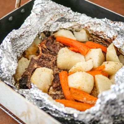 Easy Baked Chuck Steak and Potatoes in Foil