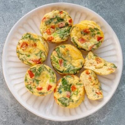 adaptable egg bites on a serving plate