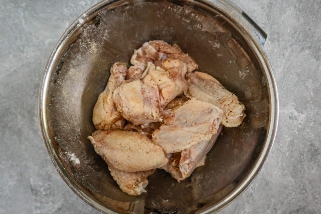 Chicken wings preparation