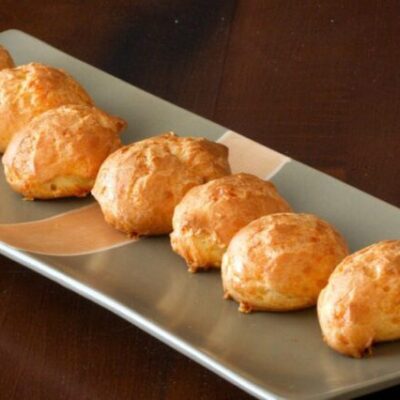 gruyères on a serving tray