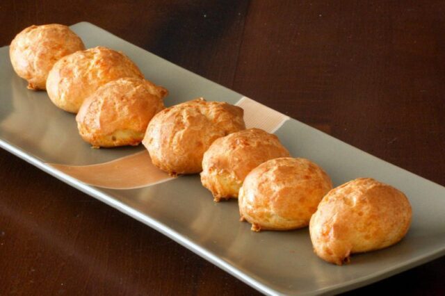 gruyères on a serving tray