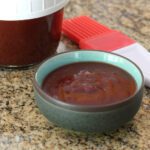 molasses barbecue sauce in a small bowl