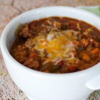 beef and beans with cheese