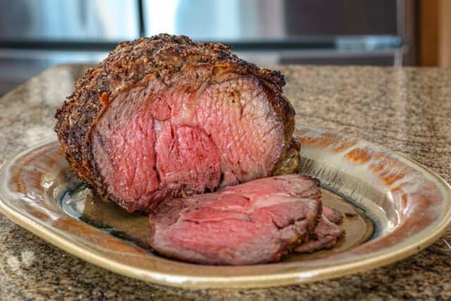 Juicy, perfectly cooked steak with a crispy crust.
